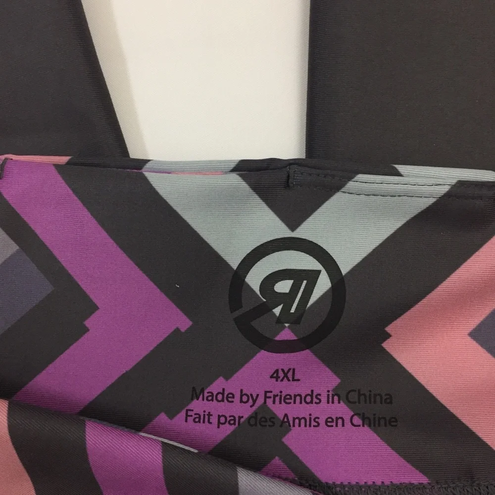 RSport Grey Capri leggings for Athena athletes 4x‎